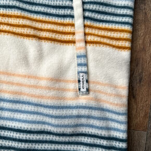 O'NEILL Julia Hoodie Women's Medium Fleece Pullover 1/4 Zip Surfer Skater 5932 - Picture 6 of 12